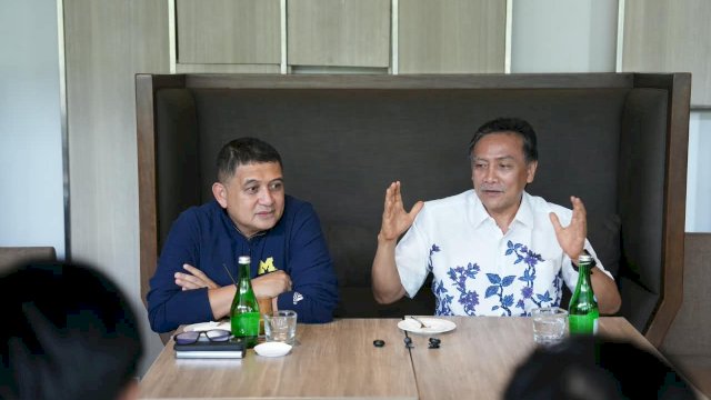 Ketua Dewan Pakar Andi Alfian Mallarangeng Temui Munafri Arifuddin, Ajak Gabung ke Demokrat