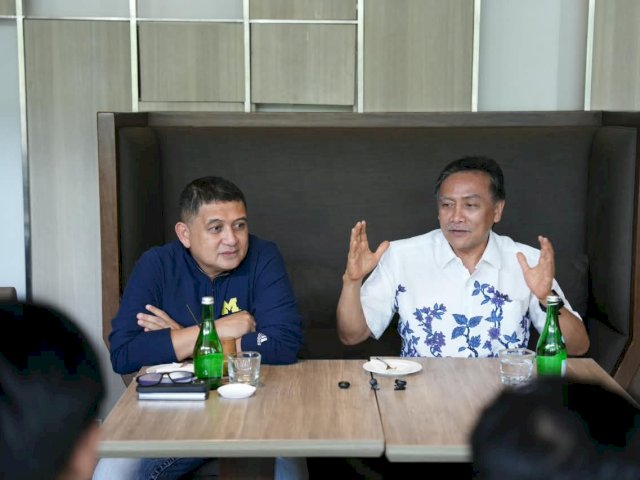 Ketua Dewan Pakar Andi Alfian Mallarangeng Temui Munafri Arifuddin, Ajak Gabung ke Demokrat