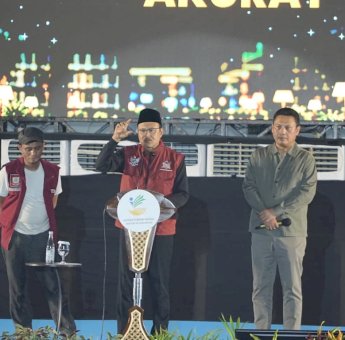 Mensos RI Luncurkan Gerakan Nasional Peduli Tetangga di Makassar, Perlinsos Digital Jadi Basis Bansos 2027