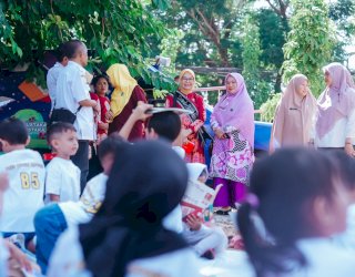 Belajar Pengembangan PAUD HI, Bunda PAUD Mataram Kunjungi TK Negeri Rappocini