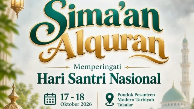 Peringati Hari Santri Nasional, Ponpes Modern Tarbiyah Takalar Gelar Khatam Al-Qur’an Bersama Alumni