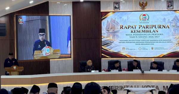 Perubahan APBD Tahun Anggaran 2026 Kota Makassar Catatkan Defisit Rp699,85 Miliar