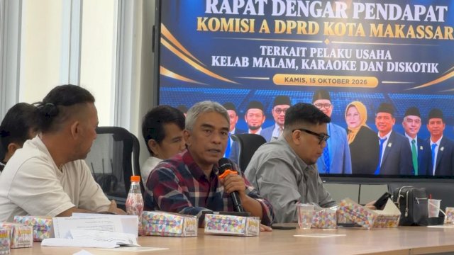 Komisi A DPRD Kota Makassar Pertanyakan Kepatuhan Perizinan Usaha Hiburan Malam