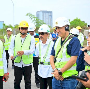 Andi Syahrum Hadiri ADB Press Tour di IPALD Losari, Tinjau Pengolahan Air Limbah
