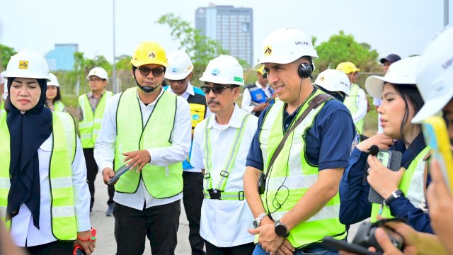 Andi Syahrum Hadiri ADB Press Tour di IPALD Losari, Tinjau Pengolahan Air Limbah