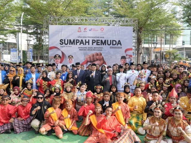 Hari Sumpah Pemuda ke-98, Munafri Arifuddin Rawat Kebersamaan dengan Pemuda Lintas OKP