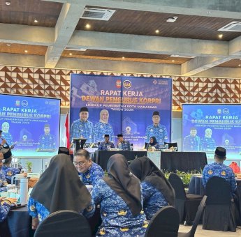 Hadiri Raker KORPRI, BRIDA Makassar Dorong Profesionalisme dan Inovasi Pelayanan Publik