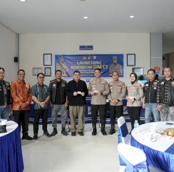 Wali Kota Munafri Bersama BRIDA Resmikan SIM C1 di Satpas Polrestabes Makassar