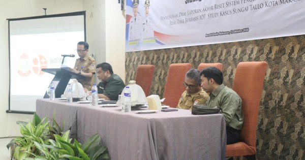 BRIDA Makassar Kembangkan Sistem Pengendalian Pencemaran Air Berbasis IoT